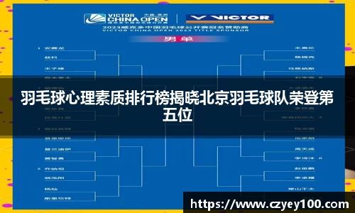 羽毛球心理素质排行榜揭晓北京羽毛球队荣登第五位